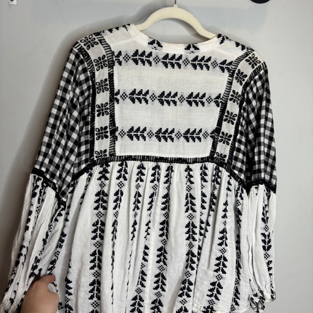 Dodo Bar Or Miguel Top – Black & White – Size S - Picture 8 of 10